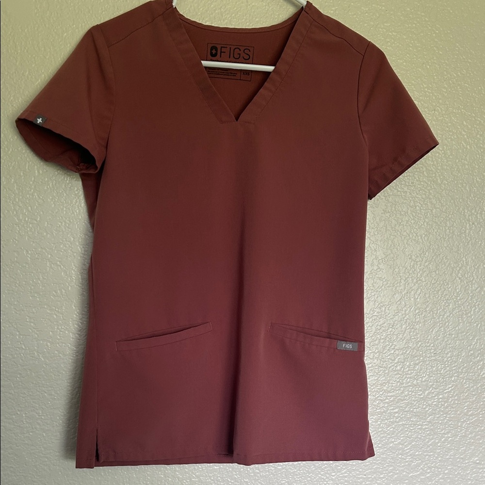 Mauve Figs Scrub Top